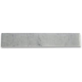 Carrara Marble Italian White Bianco Carrera 2x12 Marble Tile Polished